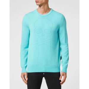 Philipp Plein Kasjmier Trui Ronde Hals Skull and Plein - Trui Philipp Plein Kasjmier Trui Ronde Hals Skull and Plein - Trui
