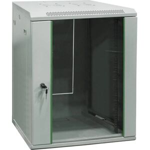 Renkforce RF-NC-140 Server Cabinet - Wall Mount 16U Steel Gray Renkforce RF-NC-140 Server Cabinet - Wall Mount 16U Steel Gray