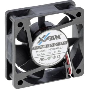 X-Fan RDH6025S2 Axial Fan - 60x60x25mm - Black X-Fan RDH6025S2 Axial Fan - 60x60x25mm - Black