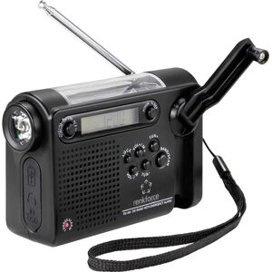 Bärbar nödradio Renkforce RF-CR-200 med solpanel och handvev - Radio Bärbar nödradio Renkforce RF-CR-200 med solpanel och handvev - Radio
