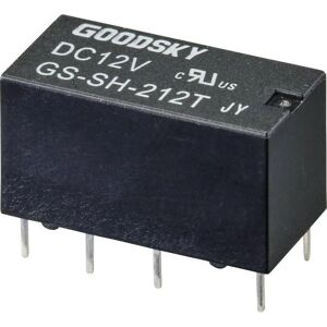 GoodSky GS-SH-212T Relais - 12V/DC, 2A, DPDT - Leiterplatte GoodSky GS-SH-212T Relais - 12V/DC, 2A, DPDT - Leiterplatte