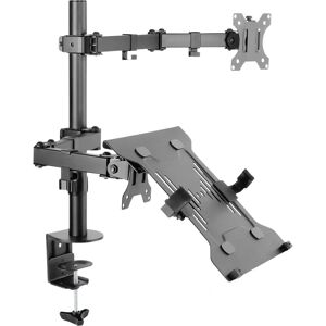 SpeaKa Professional SP-MM-302 Monitor- og Laptoparm Sort - Støtte for Skærm og Laptop SpeaKa Professional SP-MM-302 Monitor- og Laptoparm Sort - Støtte for Skærm og Laptop