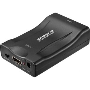SpeaKa Professionell HDMI till SCART-omvandlare - 1920x1080 - Stereo Ljud SpeaKa Professionell HDMI till SCART-omvandlare - 1920x1080 - Stereo Ljud