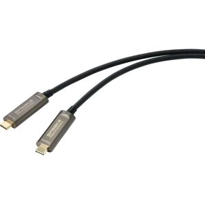 SpeaKa Professional USB-C 15m Kabel - USB-C til DisplayPort - Sort - Video Kabel SpeaKa Professional USB-C 15m Kabel - USB-C til DisplayPort - Sort - Video Kabel