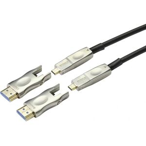 Speaka Professional HDMI Adapterkabel - 20m - Sort Speaka Professional HDMI Adapterkabel - 20m - Sort