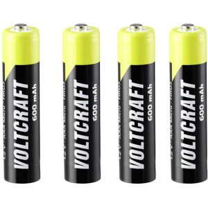 Piles rechargeables NiMH AAA Endurance - 600mAh, lot de 4 - Publicité Piles rechargeables NiMH AAA Endurance - 600mAh, lot de 4 - Publicité
