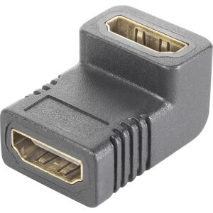 Adaptateur HDMI SpeaKa - Angle de 90° - Noir Adaptateur HDMI SpeaKa - Angle de 90° - Noir