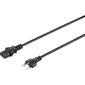 Conrad Sy-5042720 Câble IEC Noir 2M Conrad Sy-5042720 Câble IEC Noir 2M