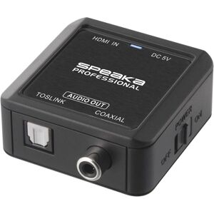 SpeaKa Professionele HDMI (eARC/ARC) naar Coax/Toslink Adapter - Video Kabel SpeaKa Professionele HDMI (eARC/ARC) naar Coax/Toslink Adapter - Video Kabel
