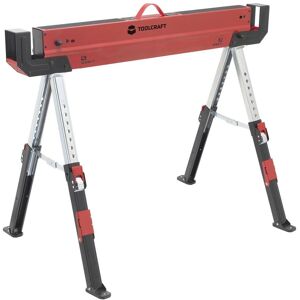 Toolcraft Stål Arbejdsbord med Savbock - Justerbar 300kg Toolcraft Stål Arbejdsbord med Savbock - Justerbar 300kg