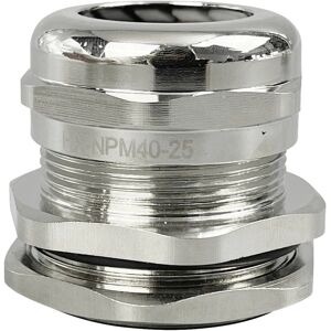 TRU Components TC-10302852 Nickel Messing Kabelverschraubung - Kabelverschraubung TRU Components TC-10302852 Nickel Messing Kabelverschraubung - Kabelverschraubung