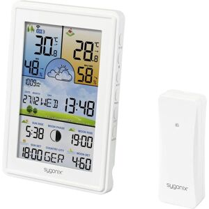 Sygonix SY-5509564 Wetterstation - Unterstützt 3 Sensoren, 12-24h Prognose Sygonix SY-5509564 Wetterstation - Unterstützt 3 Sensoren, 12-24h Prognose
