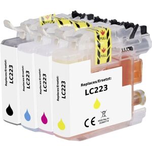 Renkforce Brother Inktpatronen - Compatibele set, Zwart, Cyaan, Magenta, Geel Renkforce Brother Inktpatronen - Compatibele set, Zwart, Cyaan, Magenta, Geel