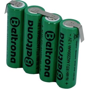 Beltrona RTU4AAZ Pack de Batteries - AA, 4.8 V, 2200 mAh, NiMH - Publicité Beltrona RTU4AAZ Pack de Batteries - AA, 4.8 V, 2200 mAh, NiMH - Publicité