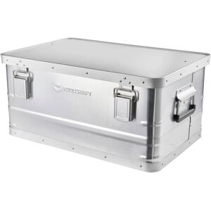 Toolcraft TO-8476518 Aluminum Toolbox - 47L, Silver Toolcraft TO-8476518 Aluminum Toolbox - 47L, Silver