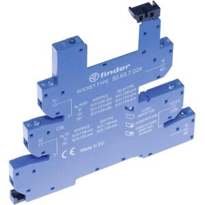 Finder 93.63.0.240 Blauer Relaissteckdose mit LED & EMC-Filter Finder 93.63.0.240 Blauer Relaissteckdose mit LED & EMC-Filter