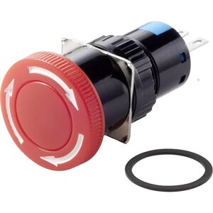TruComponents TC-LAS1-AY-11TS Schakelaar - Stofdicht IP40 - Noodstop TruComponents TC-LAS1-AY-11TS Schakelaar - Stofdicht IP40 - Noodstop