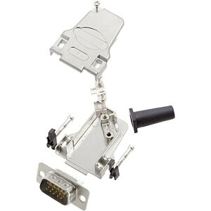 Encitech D45ZF09-HDP15-W-K - 15-polet D-SUB stik sæt Encitech D45ZF09-HDP15-W-K - 15-polet D-SUB stik sæt