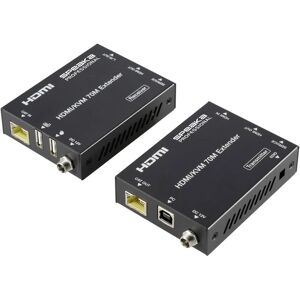 SpeaKa Professional SP-11562928 HDMI Extender Set - 4K - PC Kontroll SpeaKa Professional SP-11562928 HDMI Extender Set - 4K - PC Kontroll