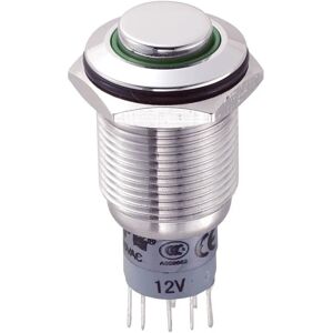 TRU Komponenter Vandalbestandig 16mm IP67 DPDT Knap med LED TRU Komponenter Vandalbestandig 16mm IP67 DPDT Knap med LED