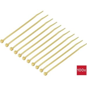 TRU COMPONENTS TC-12533328 Lichtbruin Hoge Temperatuur Kabelbinders - Kabelbinders TRU COMPONENTS TC-12533328 Lichtbruin Hoge Temperatuur Kabelbinders - Kabelbinders