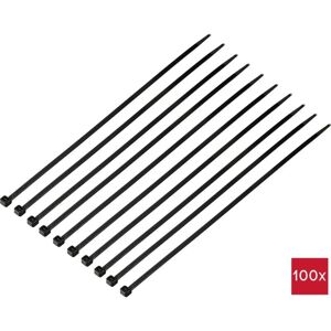 Tru Components TC-12523680 Schwarze Kabelbinder 300mm - Kabelmanagement Tru Components TC-12523680 Schwarze Kabelbinder 300mm - Kabelmanagement