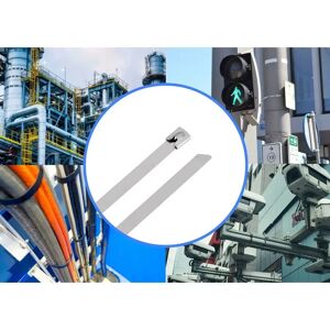 TRU COMPONENTS TC-12656584 Edelstahlkabelbinder - 680mm - 100 St. TRU COMPONENTS TC-12656584 Edelstahlkabelbinder - 680mm - 100 St.