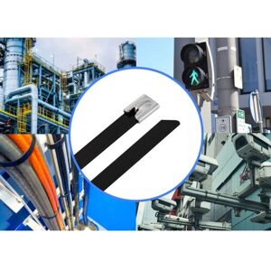 TRU COMPONENTS TC-12656616 Stålbuntband 200mm - Kablar TRU COMPONENTS TC-12656616 Stålbuntband 200mm - Kablar