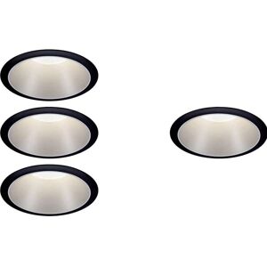 Paulmann LED 24W Set aus 4 Schwarz Silber - Wandleuchte + Deckenleuchte Paulmann LED 24W Set aus 4 Schwarz Silber - Wandleuchte + Deckenleuchte