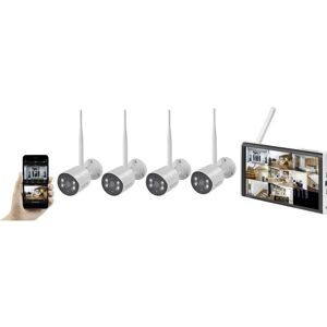 Sygonix Kabelloses Überwachungskamera-Set 8-Kanal 4 Kameras 1080p 2,4 GHz Sygonix Kabelloses Überwachungskamera-Set 8-Kanal 4 Kameras 1080p 2,4 GHz