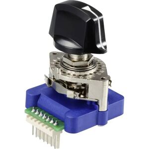 TruComponents TC-12830252 Roterende Schakelaar - Paneelmontage, 1x30°, Zwart TruComponents TC-12830252 Roterende Schakelaar - Paneelmontage, 1x30°, Zwart