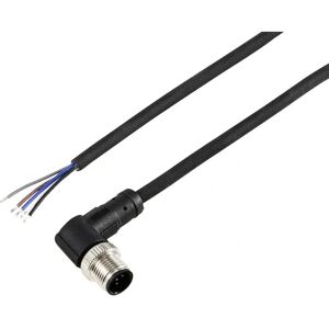 TRU COMPONENTS TC-12833184 Sensor/Actuator verbindingskabel - 5m, hoek, zwart TRU COMPONENTS TC-12833184 Sensor/Actuator verbindingskabel - 5m, hoek, zwart
