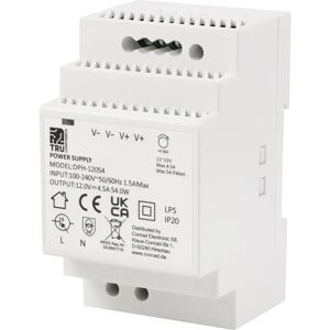 TRU COMPONENTS DPH-12054 Netzteil - DIN-skena, 12V, 4.5A TRU COMPONENTS DPH-12054 Netzteil - DIN-skena, 12V, 4.5A
