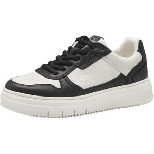 Tamaris M2374643 Cuero Retro en negro y blanco - Zapatillas Tamaris M2374643 Cuero Retro en negro y blanco - Zapatillas