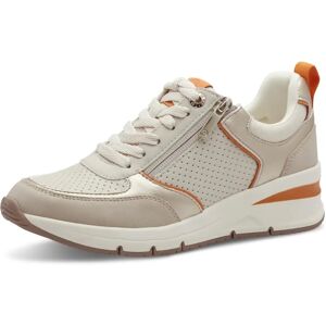 Tamaris M2372142 Pomarańczowe buty na sznurówki - Sneakers Tamaris M2372142 Pomarańczowe buty na sznurówki - Sneakers
