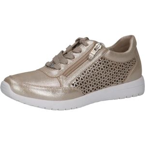 Caprice Metallic-Leder Sneaker mit Seitlichem Reißverschluss - Sneaker Caprice Metallic-Leder Sneaker mit Seitlichem Reißverschluss - Sneaker