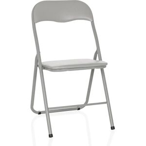 hjh OFFICE TUDELA BASIC PVC - Chaise pliante Grise - Publicité hjh OFFICE TUDELA BASIC PVC - Chaise pliante Grise - Publicité