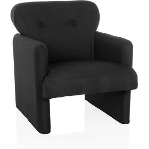 hjh LIVING Caripito Zwart Lounge Stoel - Meubel hjh LIVING Caripito Zwart Lounge Stoel - Meubel