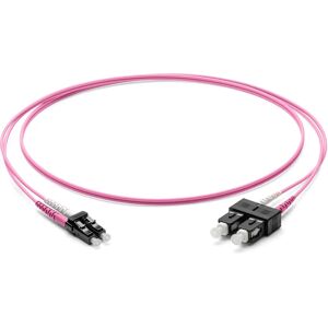 Câble de Réseau OM4 Violet 5m Corning - Fibre - Publicité Câble de Réseau OM4 Violet 5m Corning - Fibre - Publicité