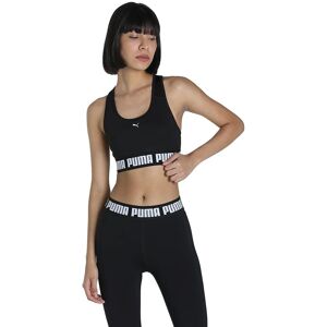 Puma Black Sports Bra - Mid Impact - Casual Sport Puma Black Sports Bra - Mid Impact - Casual Sport