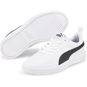 Baskets blanches Puma Rickie Jr - Chaussure - Publicité Baskets blanches Puma Rickie Jr - Chaussure - Publicité