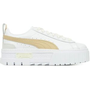 Basket Puma Mayze Luxe Wns Femme Cuir Blanc - Baskets - Publicité Basket Puma Mayze Luxe Wns Femme Cuir Blanc - Baskets - Publicité
