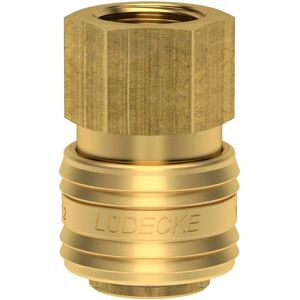 Lüdecke Raccord Rapide en Laiton NW 7,2mm - Série ES G 1/4" - Publicité Lüdecke Raccord Rapide en Laiton NW 7,2mm - Série ES G 1/4" - Publicité