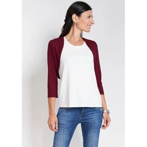 Seidel Moden Damen Bordeaux Jersey Jacke - Casual Fit Seidel Moden Damen Bordeaux Jersey Jacke - Casual Fit