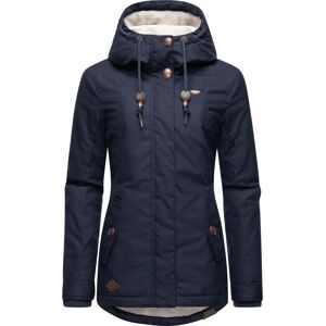 RAGWEAR Monade Blau Fleece Winterparka - Damenjacke RAGWEAR Monade Blau Fleece Winterparka - Damenjacke