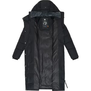 RAGWEAR Pavla Long Wintermantel - Langer, Teddygefütterter, Wasserdichter, Schwarz RAGWEAR Pavla Long Wintermantel - Langer, Teddygefütterter, Wasserdichter, Schwarz
