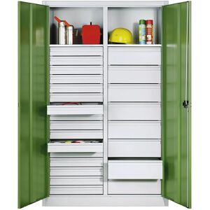 C+P Stahlschrank mit 24 Schubladen - Aufbewahrungsschrank C+P Stahlschrank mit 24 Schubladen - Aufbewahrungsschrank