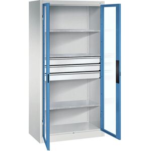 C+P Stauraum Schrank - Verstellbare Regale & Glastüren C+P Stauraum Schrank - Verstellbare Regale & Glastüren