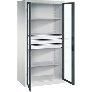 C+P Stahlschrank - 1950x930x600mm - Hellgrau/Enzianblau C+P Stahlschrank - 1950x930x600mm - Hellgrau/Enzianblau