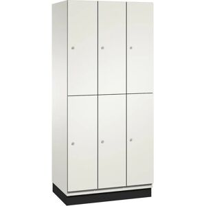 C+P Weiß Cambio Zweiteiliger Kleiderschrank - Stahlrobustes Design C+P Weiß Cambio Zweiteiliger Kleiderschrank - Stahlrobustes Design